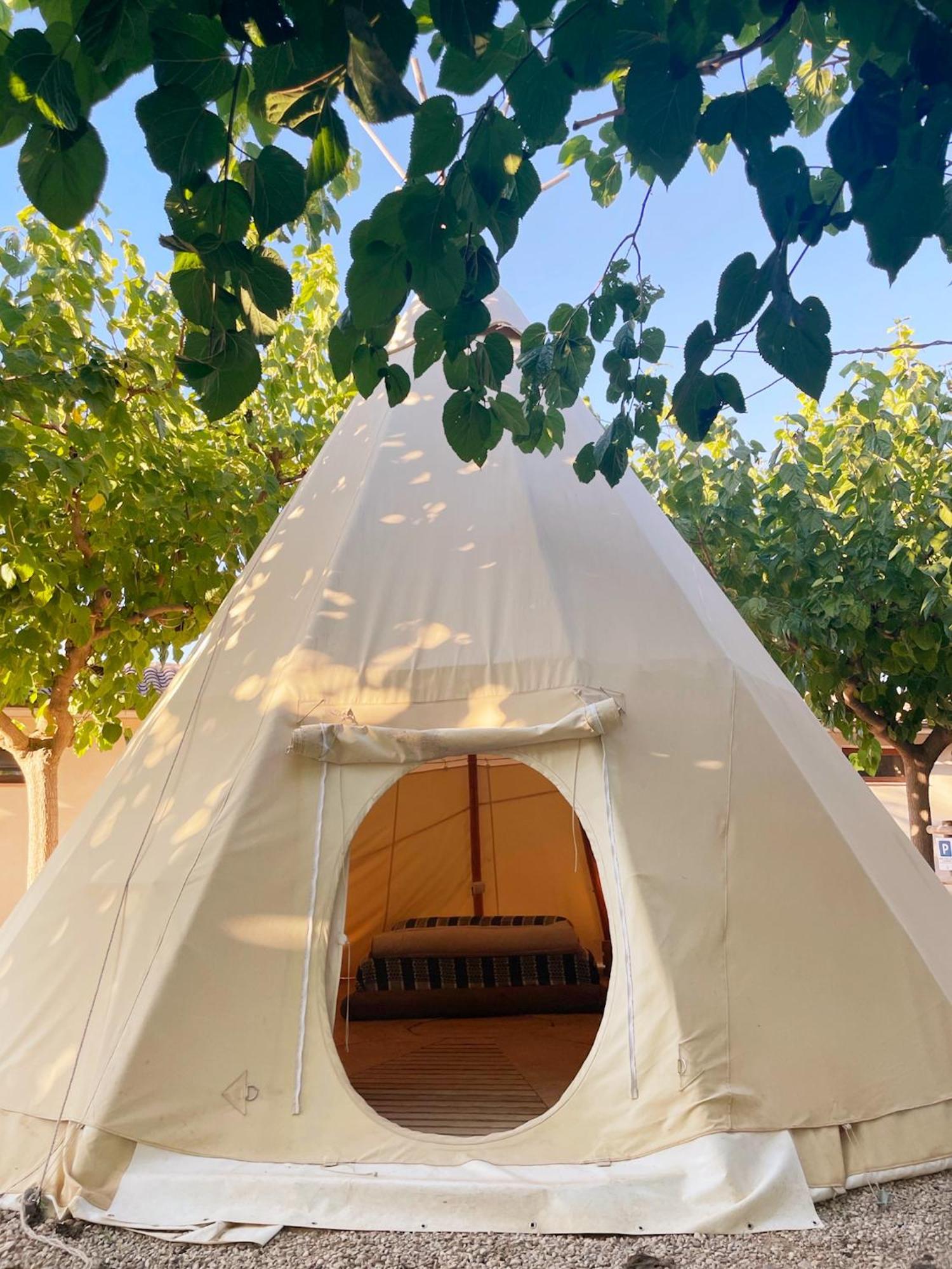 Camping El Roble Valderrobres Buitenkant foto